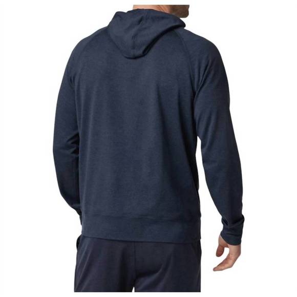 NEW VUORI men's ponto performance 1/2 zip hoodie in midnight heather - Picture 2 of 3